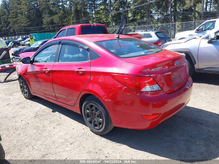 2014 Hyundai Accent Gls VIN: KMHCT4AE5EU689096 Lot: 39248347