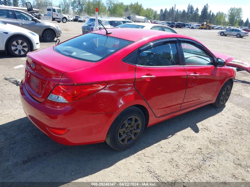 2014 Hyundai Accent Gls VIN: KMHCT4AE5EU689096 Lot: 39248347