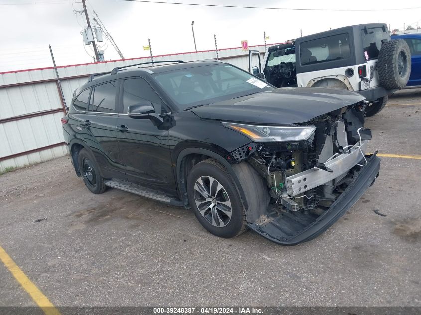 2023 Toyota Highlander Xle VIN: 5TDKDRAH2PS519211 Lot: 39248387