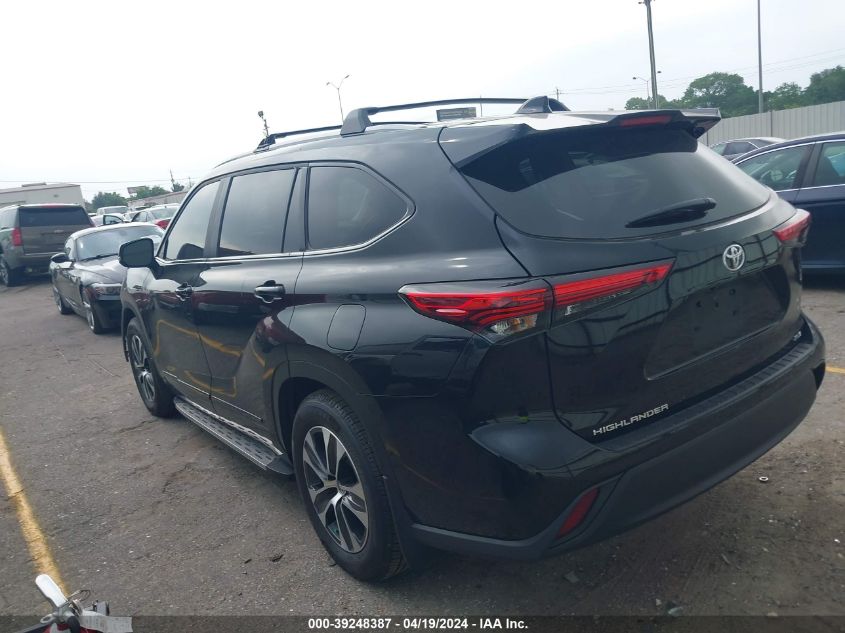 2023 Toyota Highlander Xle VIN: 5TDKDRAH2PS519211 Lot: 39248387