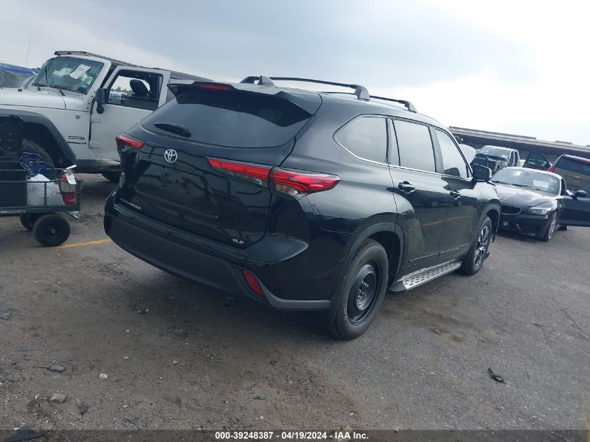 2023 Toyota Highlander Xle VIN: 5TDKDRAH2PS519211 Lot: 39248387