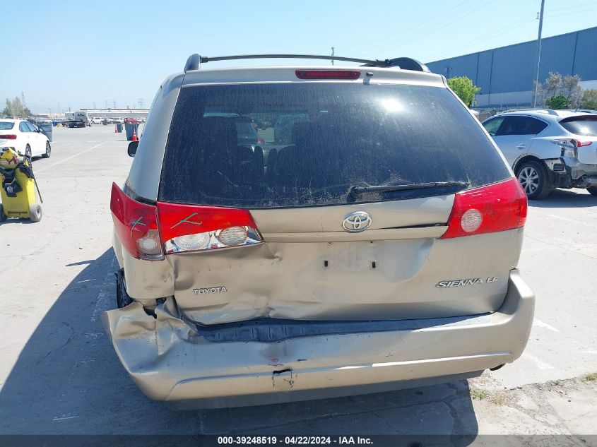2007 Toyota Sienna Le VIN: 5TDZK23CX7S097315 Lot: 39248519