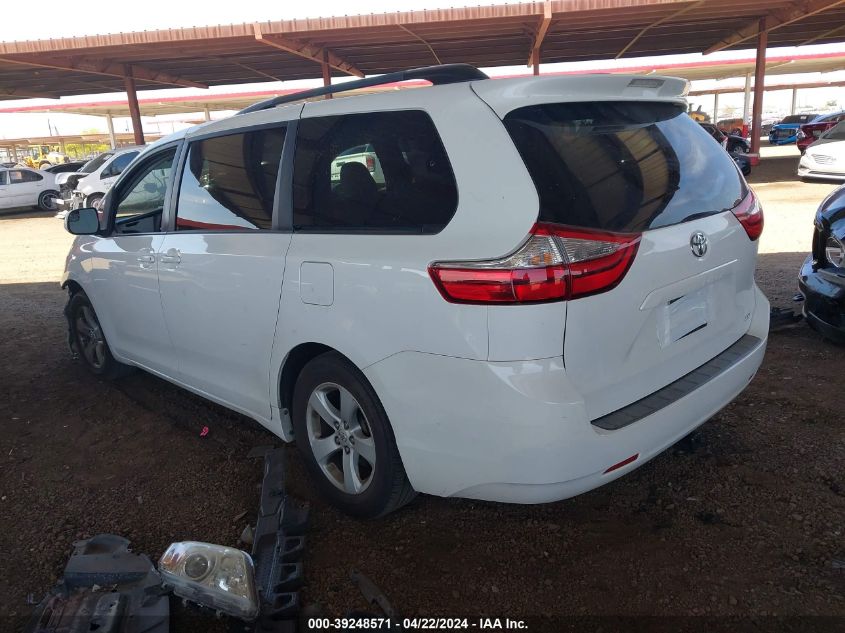 2017 Toyota Sienna Le 8 Passenger VIN: 5TDKZ3DC7HS830164 Lot: 39248571