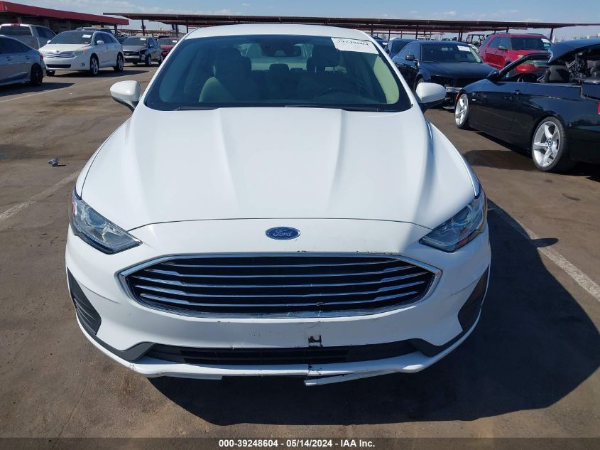 2019 Ford Fusion Se VIN: 3FA6P0HD6KR201276 Lot: 39248604