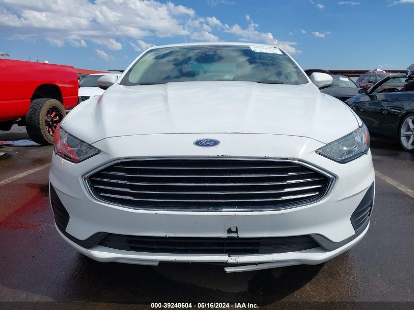 2019 Ford Fusion Se VIN: 3FA6P0HD6KR201276 Lot: 39248604