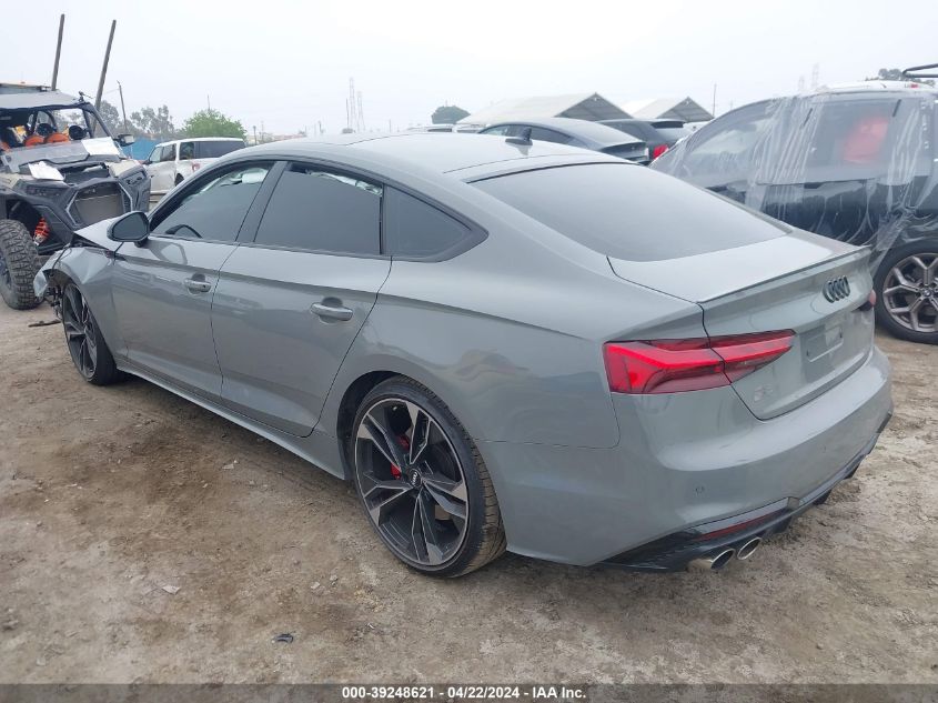 2021 Audi S5 Sportback Premium Plus Tfsi Quattro Tiptronic VIN: WAUC4CF57MA021026 Lot: 39248621