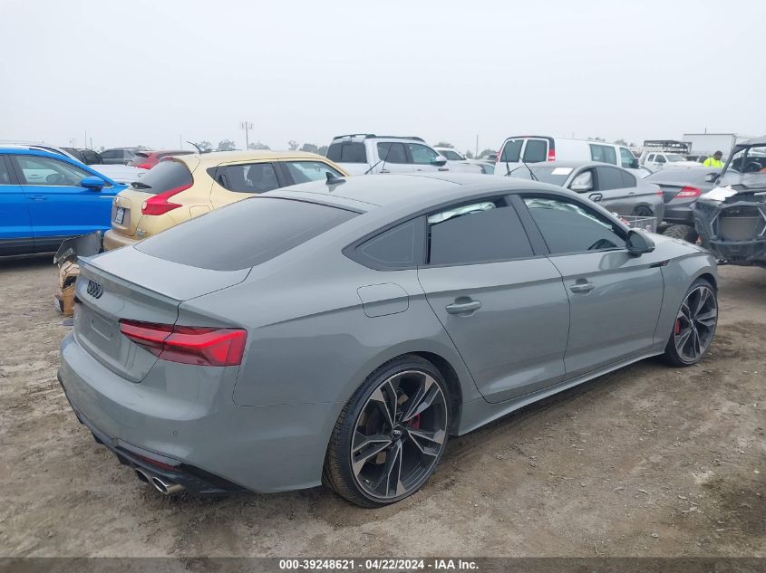 2021 Audi S5 Sportback Premium Plus Tfsi Quattro Tiptronic VIN: WAUC4CF57MA021026 Lot: 39248621