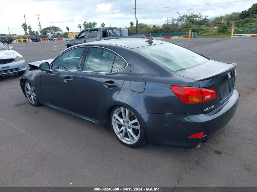 2007 Lexus Is 250 VIN: JTHBK262772039494 Lot: 39248688