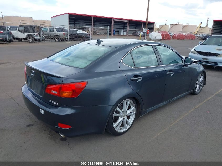 2007 Lexus Is 250 VIN: JTHBK262772039494 Lot: 39248688