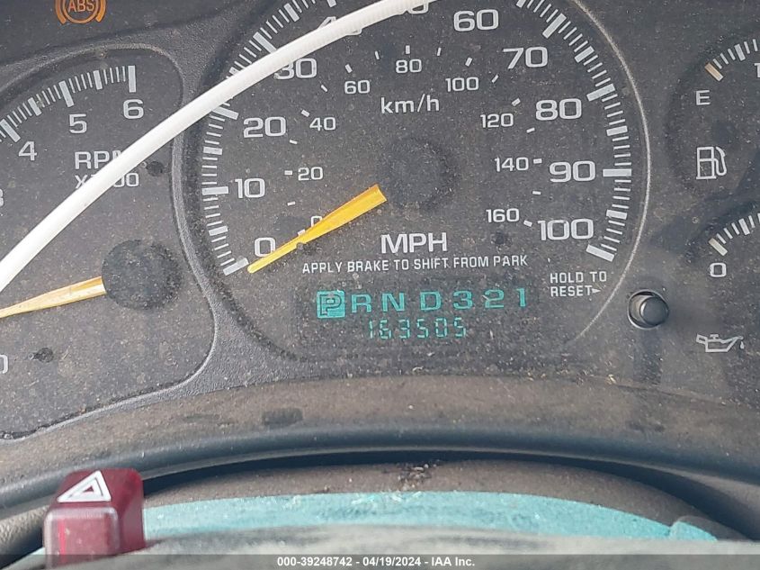 2000 Chevrolet Silverado 1500 Ls VIN: 2GCEK19T5Y1325245 Lot: 39248742