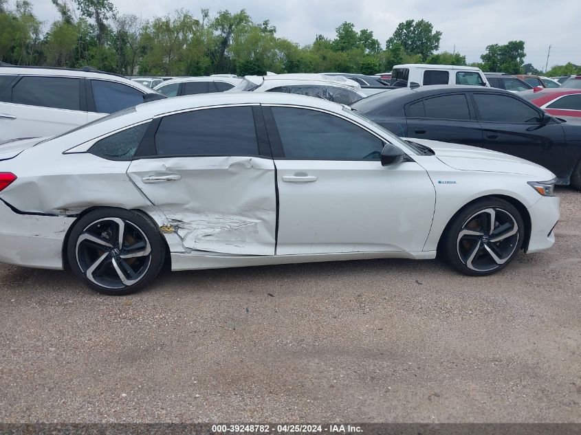 2022 Honda Accord Hybrid Sport VIN: 1HGCV3F22NA043024 Lot: 39248782