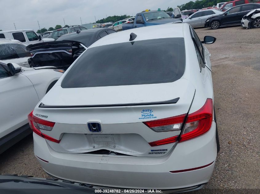 2022 Honda Accord Hybrid Sport VIN: 1HGCV3F22NA043024 Lot: 39248782