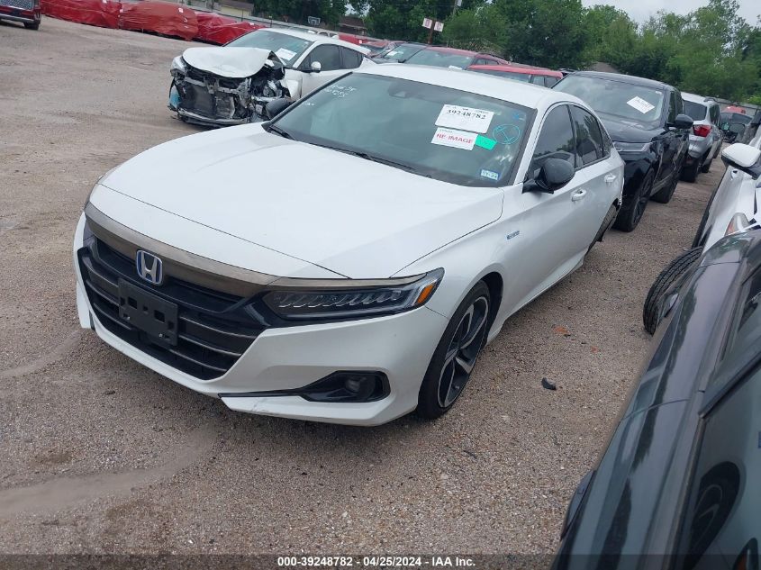 2022 Honda Accord Hybrid Sport VIN: 1HGCV3F22NA043024 Lot: 39248782
