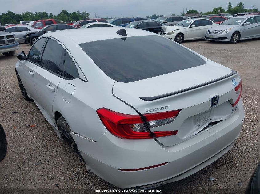 2022 Honda Accord Hybrid Sport VIN: 1HGCV3F22NA043024 Lot: 39248782