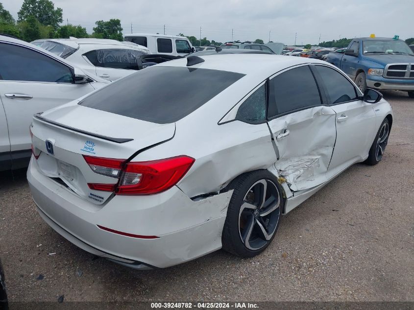 2022 Honda Accord Hybrid Sport VIN: 1HGCV3F22NA043024 Lot: 39248782