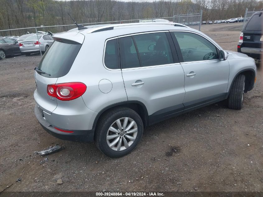 2011 Volkswagen Tiguan Se VIN: WVGAV7AX7BW505328 Lot: 39248864