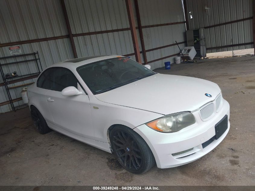 2009 BMW 128I VIN: WBAUP73589VK74587 Lot: 39249248