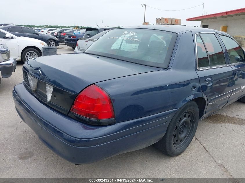 2008 Ford Crown Victoria Police Interceptor VIN: 2FAFP71V78X138968 Lot: 39249251