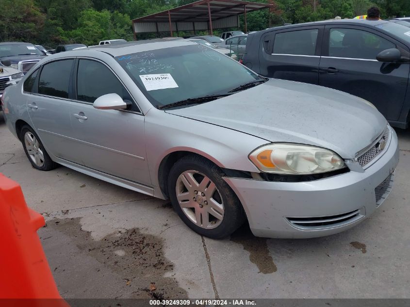 2012 Chevrolet Impala Lt VIN: 2G1WG5E38C1123522 Lot: 39249309