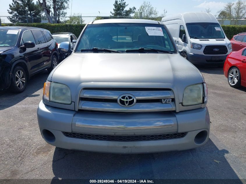 2003 Toyota Tundra Sr5 V8 VIN: 5TBRT341X3S347445 Lot: 39249346