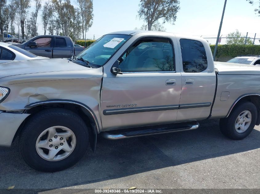 2003 Toyota Tundra Sr5 V8 VIN: 5TBRT341X3S347445 Lot: 39249346