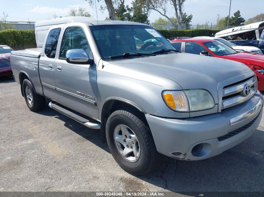 2003 Toyota Tundra Sr5 V8 VIN: 5TBRT341X3S347445 Lot: 39249346