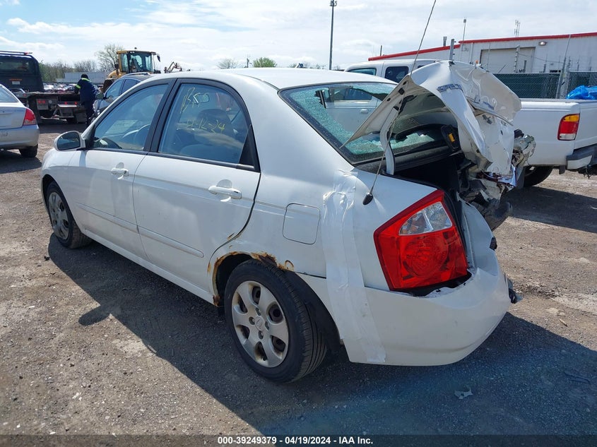 2006 Kia Spectra Ex/Lx/Sx VIN: KNAFE121665356212 Lot: 39249379