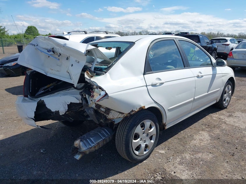 2006 Kia Spectra Ex/Lx/Sx VIN: KNAFE121665356212 Lot: 39249379