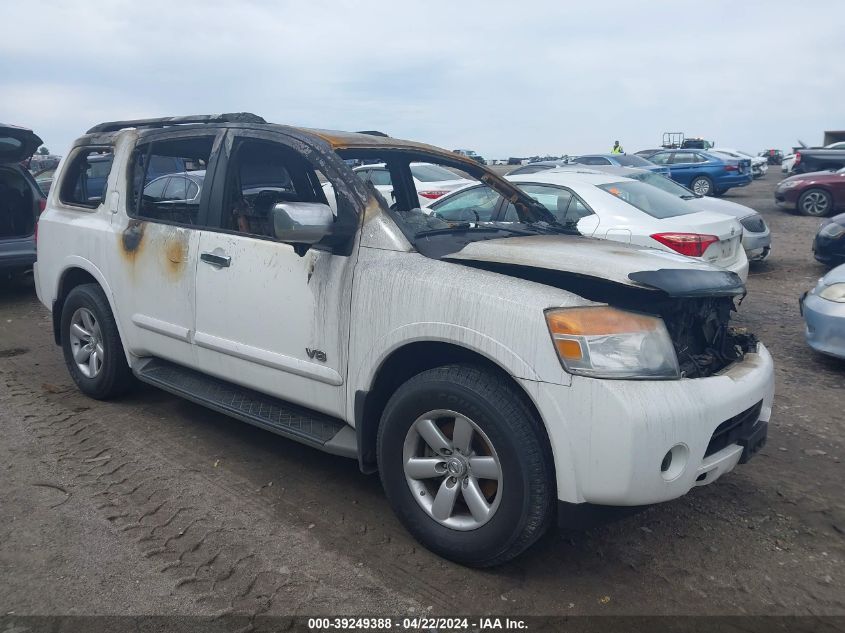 2008 Nissan Armada Se VIN: 5N1AA08D88N609372 Lot: 39249388