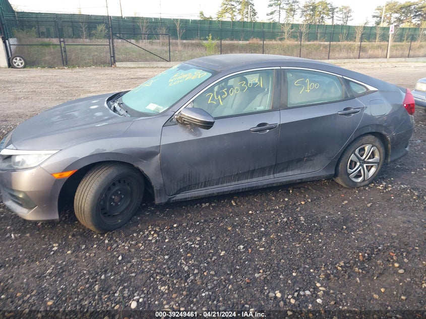 VIN 2HGFC2E56JH567488 2018 HONDA CIVIC LX