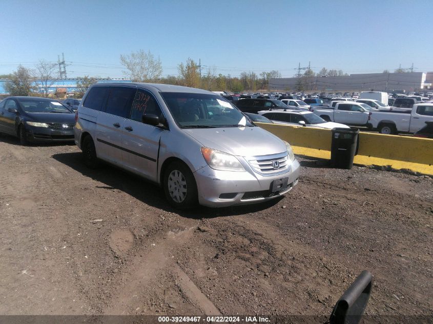 2009 Honda Odyssey Lx VIN: 5FNRL38279B056635 Lot: 39249467