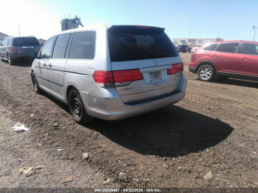 2009 Honda Odyssey Lx VIN: 5FNRL38279B056635 Lot: 39249467