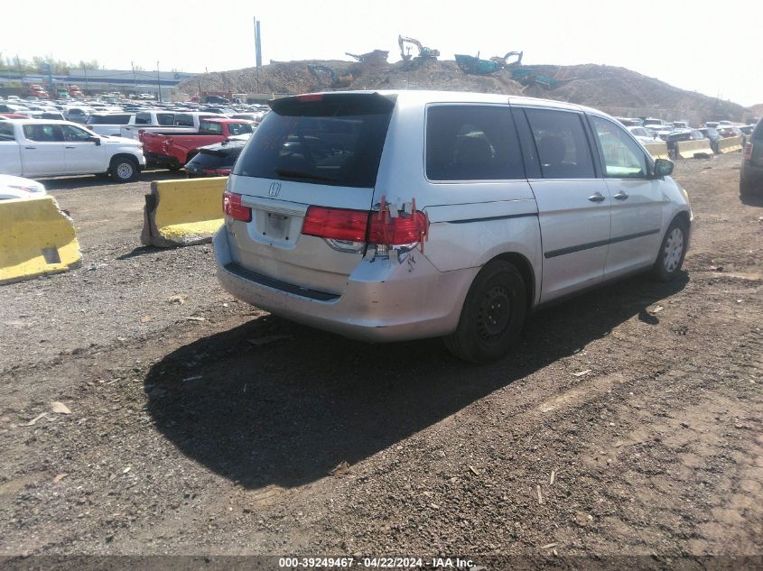 2009 Honda Odyssey Lx VIN: 5FNRL38279B056635 Lot: 39249467