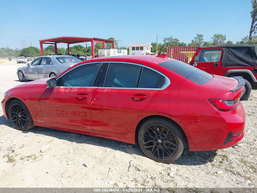 2020 BMW 330I VIN: 3MW5R1J07L8B23396 Lot: 39249474
