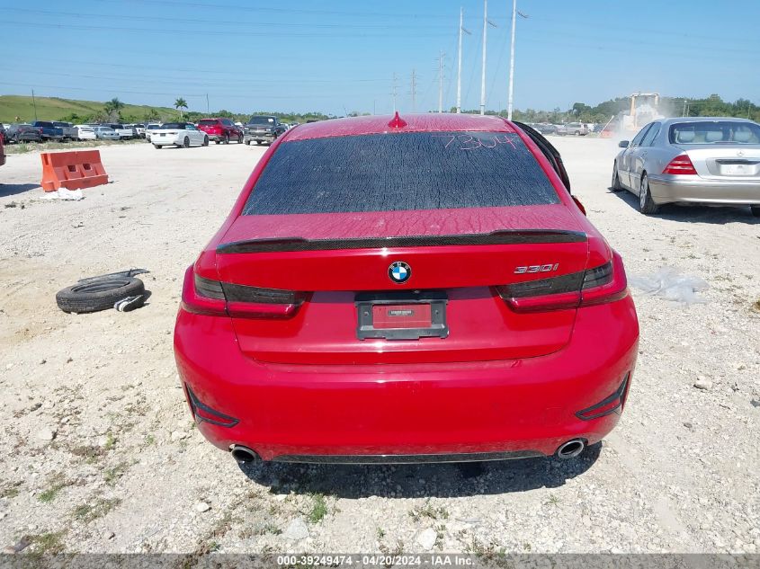 2020 BMW 330I VIN: 3MW5R1J07L8B23396 Lot: 39249474