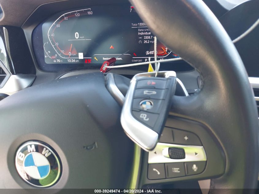 2020 BMW 330I VIN: 3MW5R1J07L8B23396 Lot: 39249474