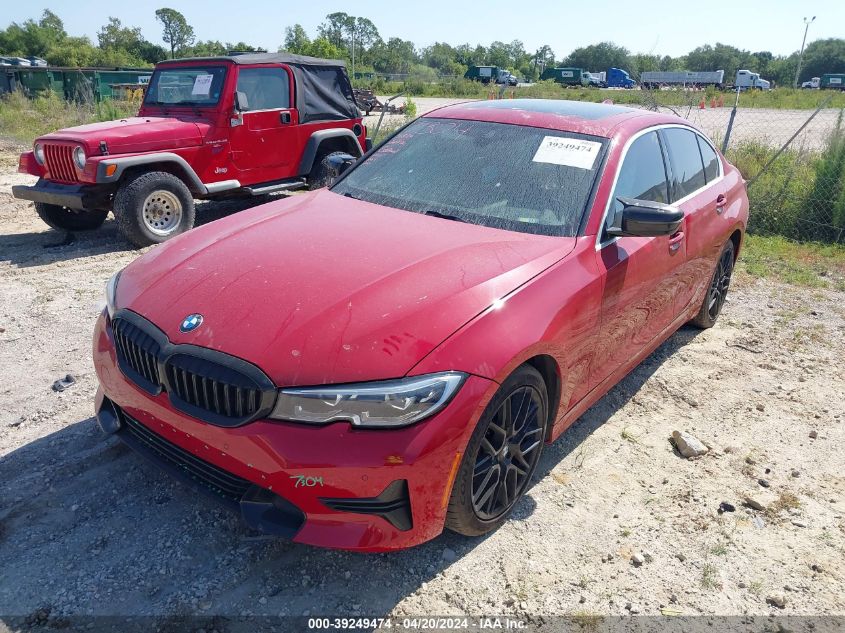 2020 BMW 330I VIN: 3MW5R1J07L8B23396 Lot: 39249474