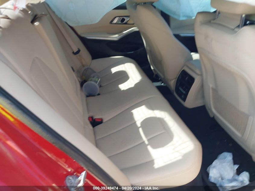 2020 BMW 330I VIN: 3MW5R1J07L8B23396 Lot: 39249474