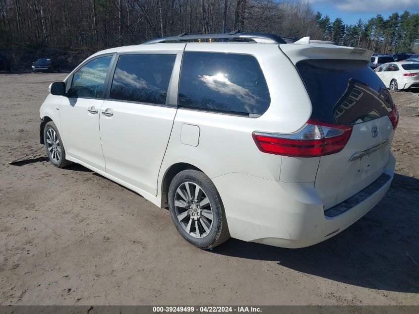 2018 Toyota Sienna Limited Premium 7 Passenger VIN: 5TDDZ3DC9JS188724 Lot: 39249499