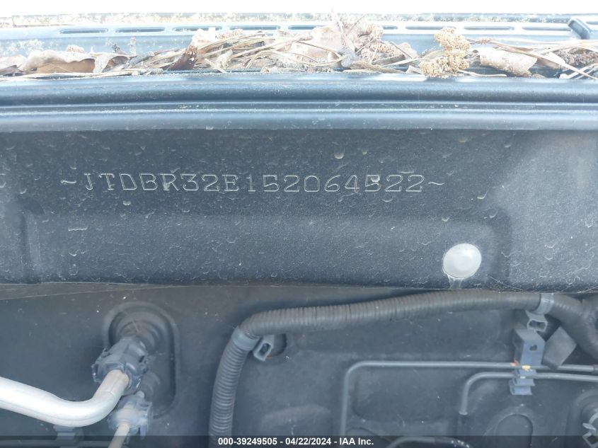 2005 Toyota Corolla Ce VIN: JTDBR32E152064522 Lot: 39249505