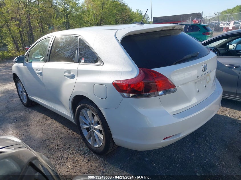 2013 Toyota Venza Le VIN: 4T3BA3BBXDU041341 Lot: 39249538