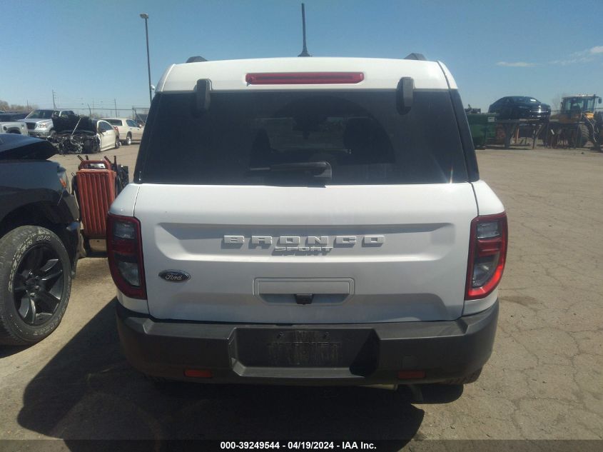 2021 Ford Bronco Sport Big Bend VIN: 3FMCR9B64MRA52838 Lot: 39249544