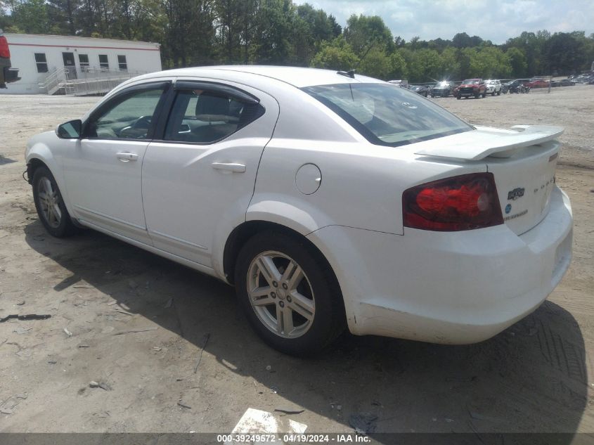 2013 Dodge Avenger Sxt VIN: 1C3CDZCB9DN589047 Lot: 39249572