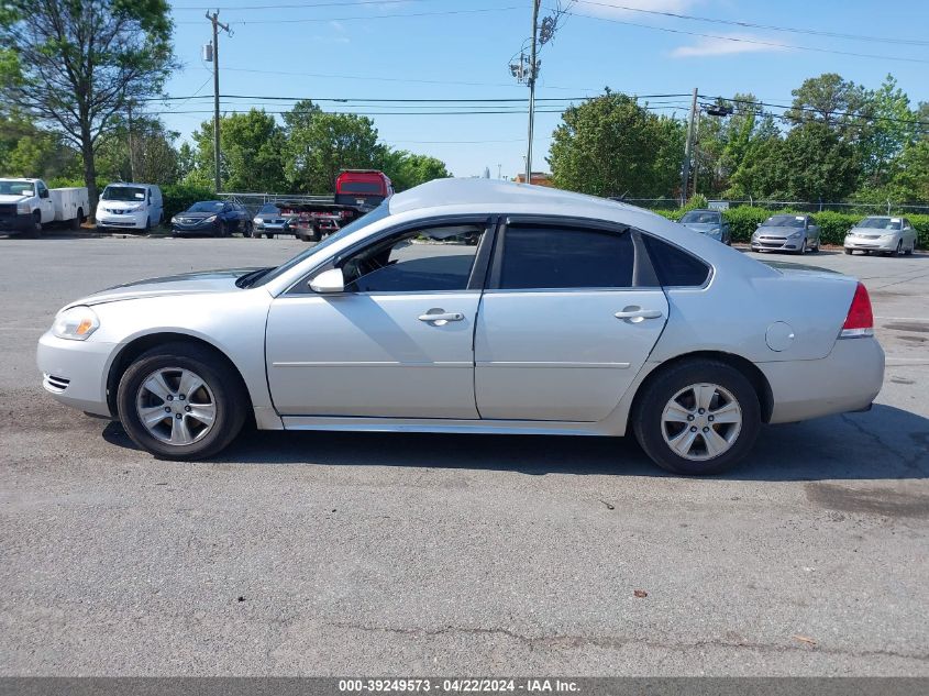 2013 Chevrolet Impala Ls VIN: 2G1WF5E39D1105843 Lot: 39249573