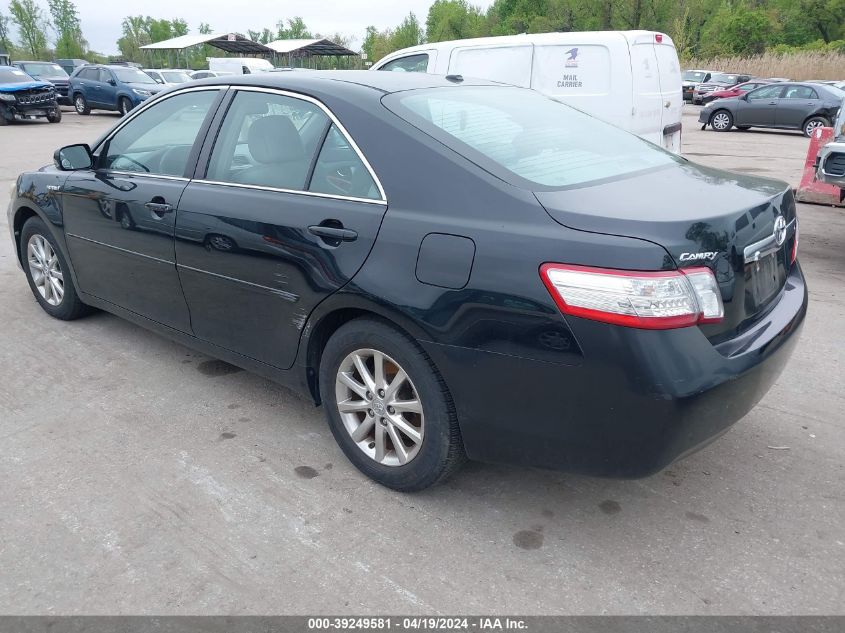 2010 Toyota Camry Hybrid VIN: 4T1BB3EK6AU114122 Lot: 39249581