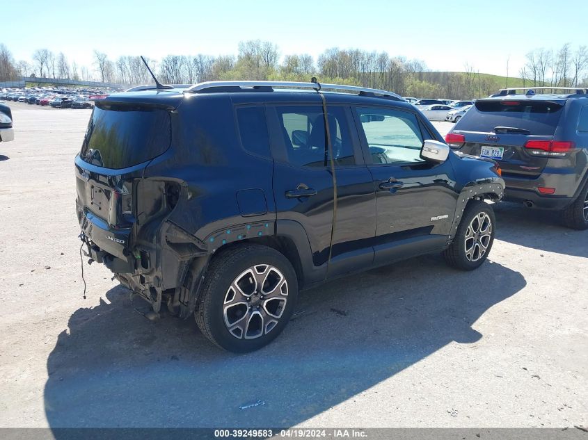 2016 Jeep Renegade Limited VIN: ZACCJADT6GPC81911 Lot: 39249583