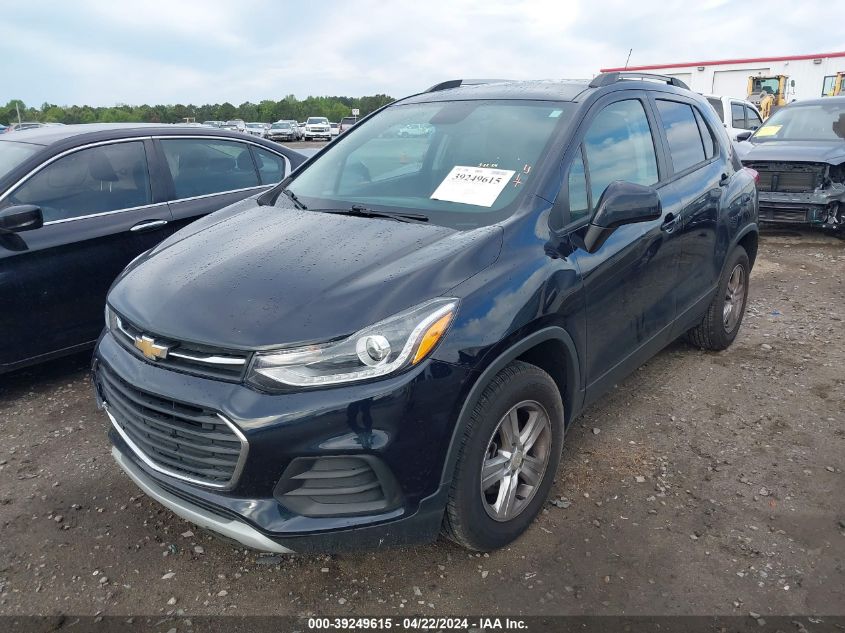 2021 Chevrolet Trax Awd Lt VIN: KL7CJPSM6MB364482 Lot: 39249615