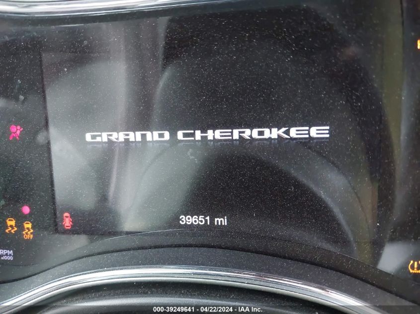 2020 Jeep Grand Cherokee Limited 4X2 VIN: 1C4RJEBG3LC404487 Lot: 39249641