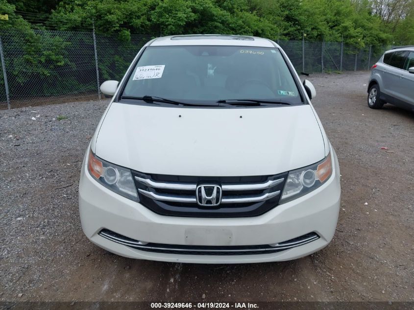 2015 Honda Odyssey Ex-L VIN: 5FNRL5H64FB037650 Lot: 39249646