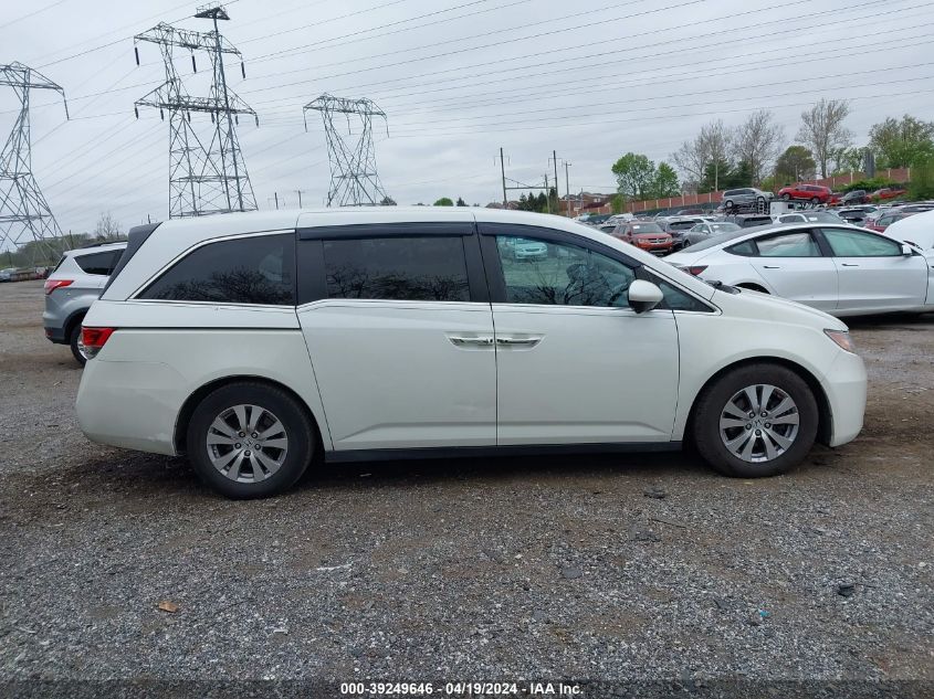 2015 Honda Odyssey Ex-L VIN: 5FNRL5H64FB037650 Lot: 39249646